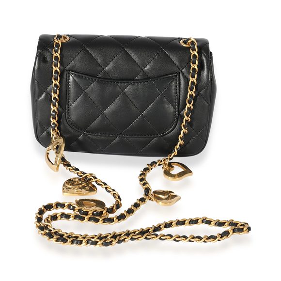 Chanel Black Quilted Lambskin Mini Flap Bag - Picture 3 of 7